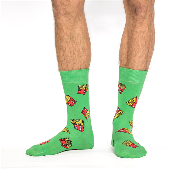 J.PRESS FUNNY Socks - férfi mintás pamut zokni