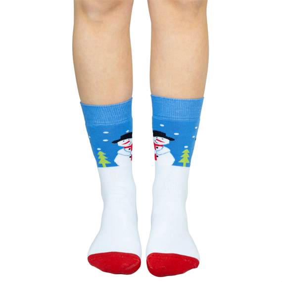 J.PRESS Karácsonyi mintás unisex plüss zokni
