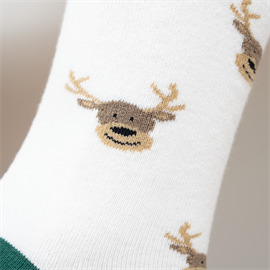 J.PRESS Karácsonyi mintás unisex plüss zokni