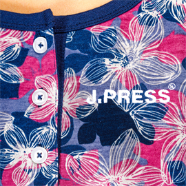J.PRESS női virágmintás pizsama szett