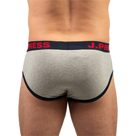 J.PRESS rávarrt gumis boxerslip kontrasztos részletekkel
