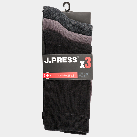 J.PRESS triopack férfi zokni